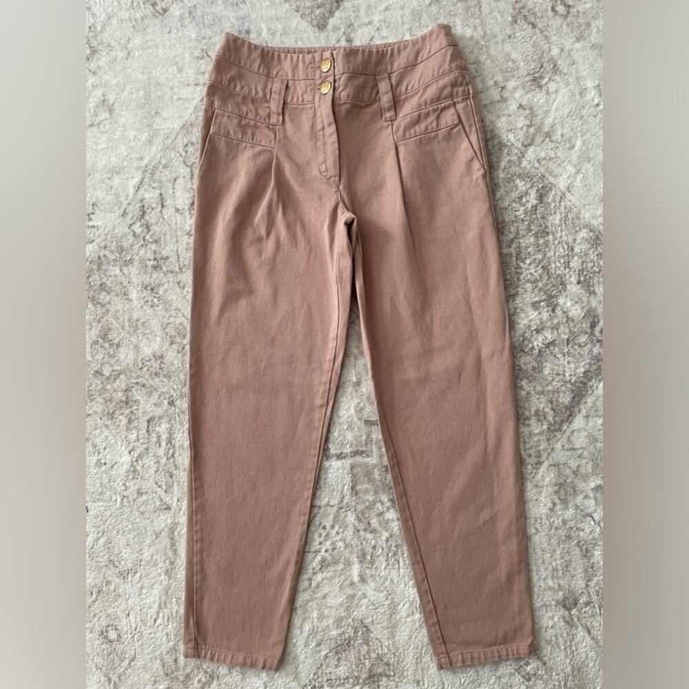 Alice By Temperley‎ Tapered High Waisted Colored Denim Jeans Size 4